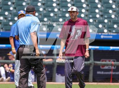 Thumbnail 3 in Nazareth vs. Fayetteville (UIL 1A Baseball State Semifinal) photogallery.
