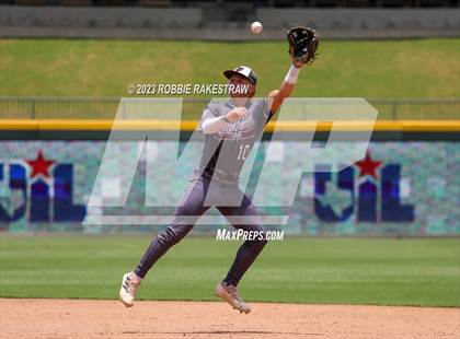 Thumbnail 3 in Nazareth vs. Fayetteville (UIL 1A Baseball State Semifinal) photogallery.