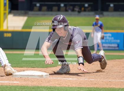 Thumbnail 3 in Nazareth vs. Fayetteville (UIL 1A Baseball State Semifinal) photogallery.