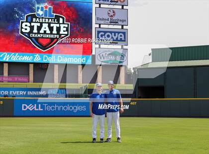 Thumbnail 2 in Nazareth vs. Fayetteville (UIL 1A Baseball State Semifinal) photogallery.
