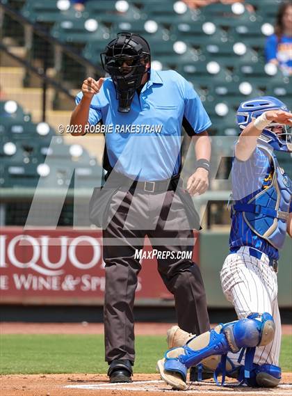 Thumbnail 2 in Nazareth vs. Fayetteville (UIL 1A Baseball State Semifinal) photogallery.