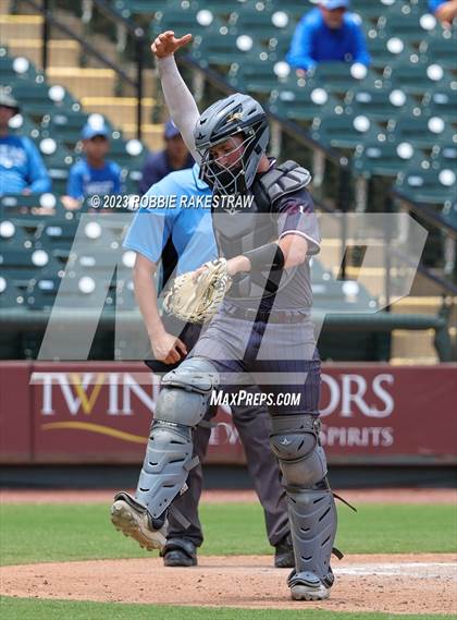 Thumbnail 2 in Nazareth vs. Fayetteville (UIL 1A Baseball State Semifinal) photogallery.