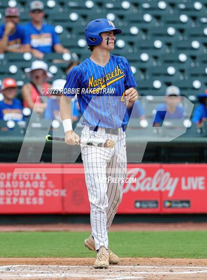 Thumbnail 3 in Nazareth vs. Fayetteville (UIL 1A Baseball State Semifinal) photogallery.