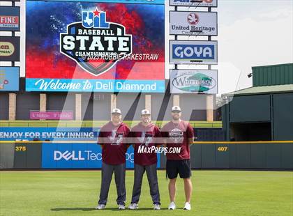 Thumbnail 1 in Nazareth vs. Fayetteville (UIL 1A Baseball State Semifinal) photogallery.