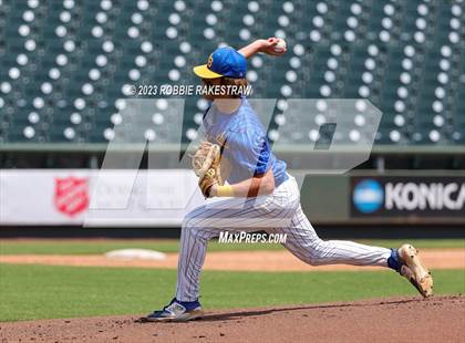 Thumbnail 1 in Nazareth vs. Fayetteville (UIL 1A Baseball State Semifinal) photogallery.