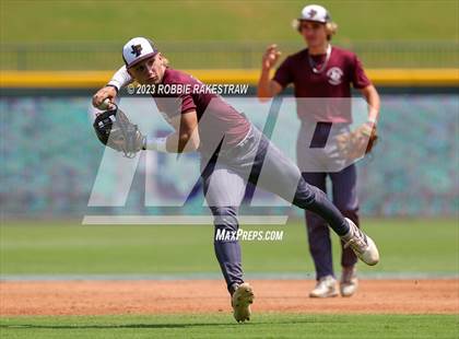 Thumbnail 3 in Nazareth vs. Fayetteville (UIL 1A Baseball State Semifinal) photogallery.