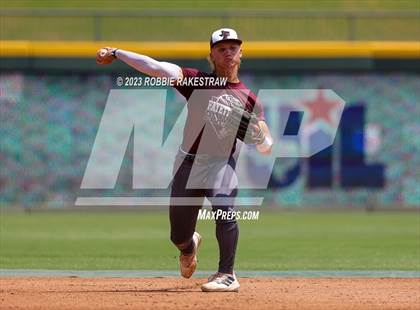 Thumbnail 3 in Nazareth vs. Fayetteville (UIL 1A Baseball State Semifinal) photogallery.