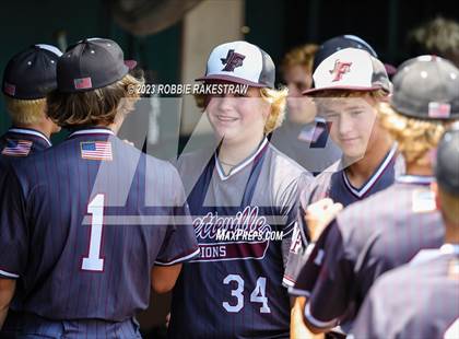 Thumbnail 2 in Nazareth vs. Fayetteville (UIL 1A Baseball State Semifinal) photogallery.
