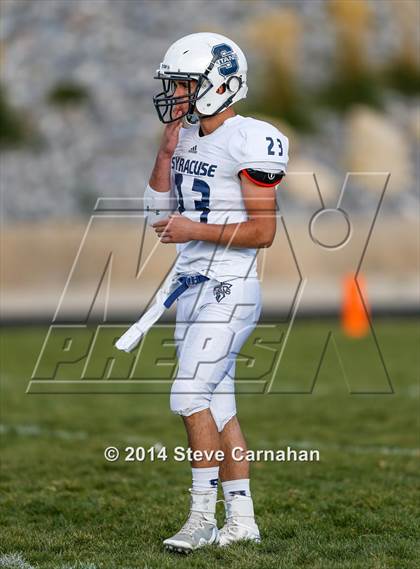 Thumbnail 3 in Syracuse @ Brighton (UHSAA 5A First Round) photogallery.