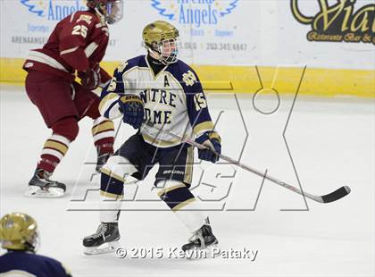 Thumbnail 3 in Boston College High vs. Notre Dame Catholic (Notre Dame New Year's Invitational Final) photogallery.