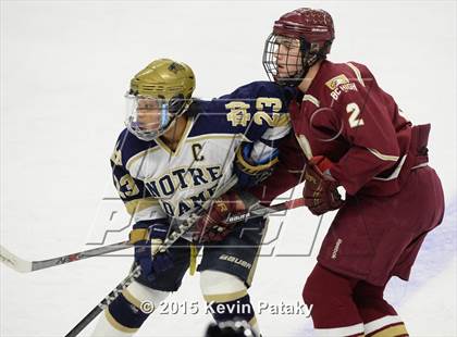 Thumbnail 1 in Boston College High vs. Notre Dame Catholic (Notre Dame New Year's Invitational Final) photogallery.