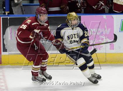 Thumbnail 1 in Boston College High vs. Notre Dame Catholic (Notre Dame New Year's Invitational Final) photogallery.