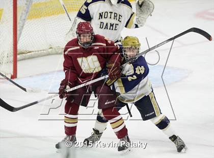 Thumbnail 1 in Boston College High vs. Notre Dame Catholic (Notre Dame New Year's Invitational Final) photogallery.