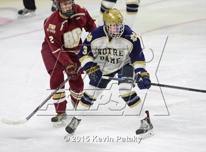 Thumbnail 2 in Boston College High vs. Notre Dame Catholic (Notre Dame New Year's Invitational Final) photogallery.