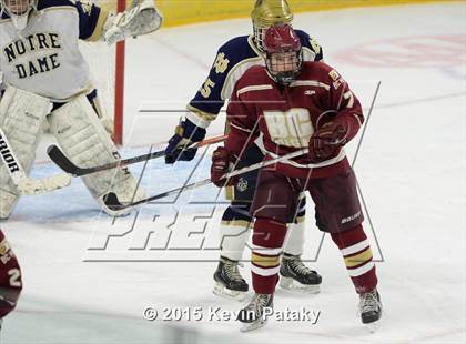 Thumbnail 3 in Boston College High vs. Notre Dame Catholic (Notre Dame New Year's Invitational Final) photogallery.