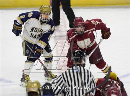 Thumbnail 1 in Boston College High vs. Notre Dame Catholic (Notre Dame New Year's Invitational Final) photogallery.