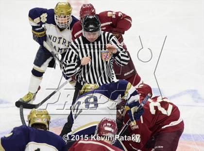 Thumbnail 2 in Boston College High vs. Notre Dame Catholic (Notre Dame New Year's Invitational Final) photogallery.