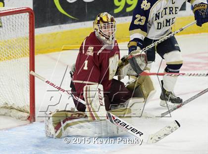 Thumbnail 3 in Boston College High vs. Notre Dame Catholic (Notre Dame New Year's Invitational Final) photogallery.