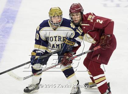 Thumbnail 2 in Boston College High vs. Notre Dame Catholic (Notre Dame New Year's Invitational Final) photogallery.