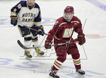 Thumbnail 2 in Boston College High vs. Notre Dame Catholic (Notre Dame New Year's Invitational Final) photogallery.