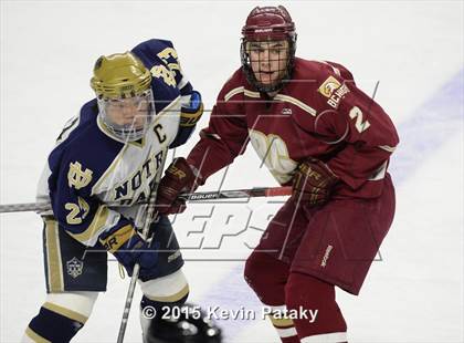 Thumbnail 3 in Boston College High vs. Notre Dame Catholic (Notre Dame New Year's Invitational Final) photogallery.