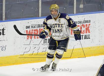 Thumbnail 3 in Boston College High vs. Notre Dame Catholic (Notre Dame New Year's Invitational Final) photogallery.
