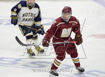 Thumbnail 1 in Boston College High vs. Notre Dame Catholic (Notre Dame New Year's Invitational Final) photogallery.