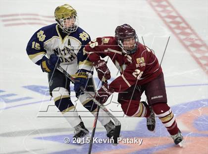 Thumbnail 3 in Boston College High vs. Notre Dame Catholic (Notre Dame New Year's Invitational Final) photogallery.