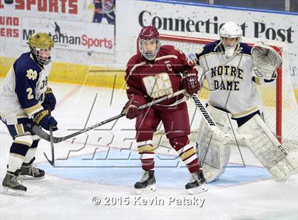 Thumbnail 2 in Boston College High vs. Notre Dame Catholic (Notre Dame New Year's Invitational Final) photogallery.