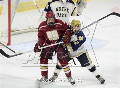 Thumbnail 3 in Boston College High vs. Notre Dame Catholic (Notre Dame New Year's Invitational Final) photogallery.