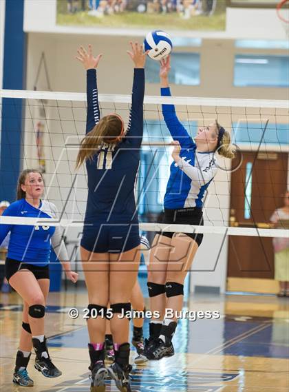 Thumbnail 2 in Girls Prep vs Pope John Paul II photogallery.