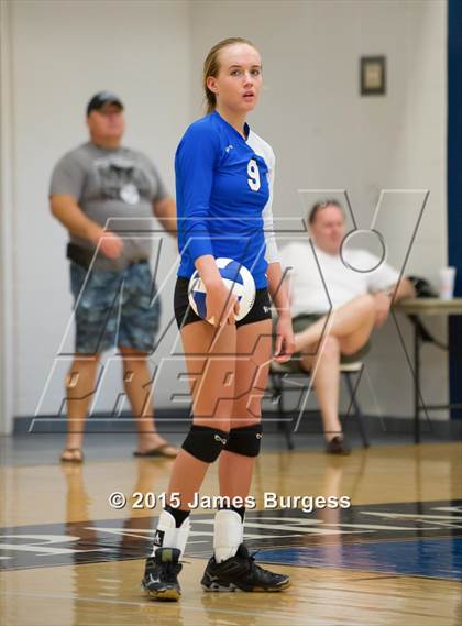 Thumbnail 3 in Girls Prep vs Pope John Paul II photogallery.