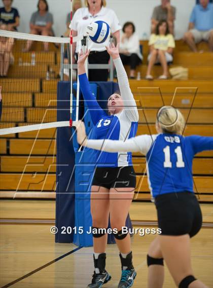 Thumbnail 3 in Girls Prep vs Pope John Paul II photogallery.