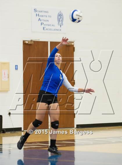 Thumbnail 3 in Girls Prep vs Pope John Paul II photogallery.