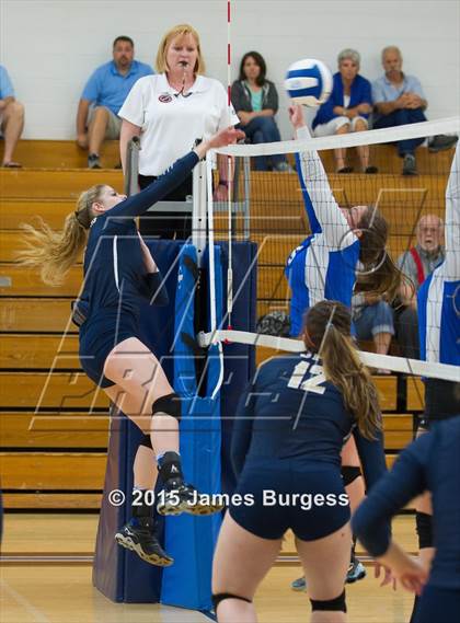 Thumbnail 3 in Girls Prep vs Pope John Paul II photogallery.