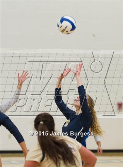 Thumbnail 3 in Girls Prep vs Pope John Paul II photogallery.