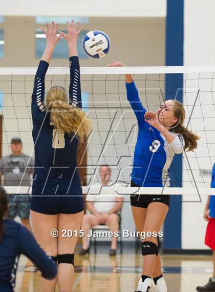 Thumbnail 2 in Girls Prep vs Pope John Paul II photogallery.