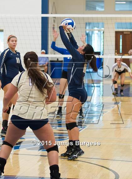Thumbnail 3 in Girls Prep vs Pope John Paul II photogallery.