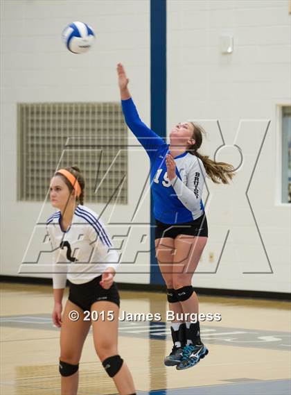 Thumbnail 1 in Girls Prep vs Pope John Paul II photogallery.