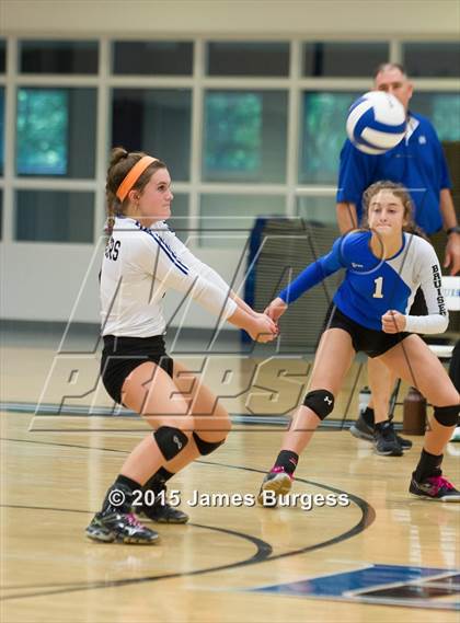 Thumbnail 1 in Girls Prep vs Pope John Paul II photogallery.