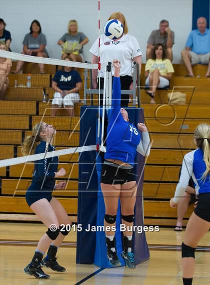 Thumbnail 1 in Girls Prep vs Pope John Paul II photogallery.