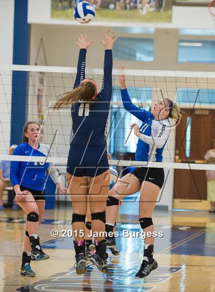 Thumbnail 3 in Girls Prep vs Pope John Paul II photogallery.