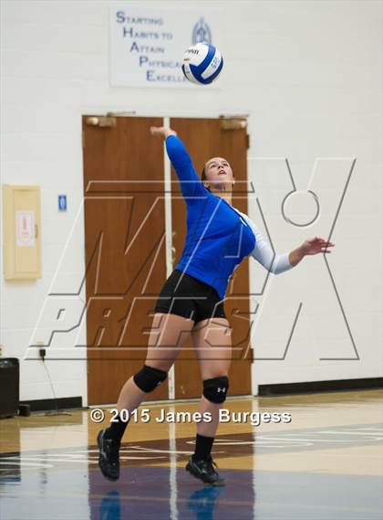 Thumbnail 1 in Girls Prep vs Pope John Paul II photogallery.