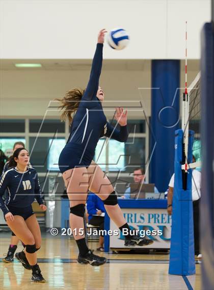 Thumbnail 3 in Girls Prep vs Pope John Paul II photogallery.