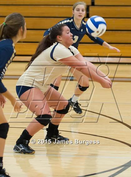 Thumbnail 3 in Girls Prep vs Pope John Paul II photogallery.