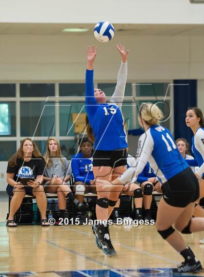 Thumbnail 1 in Girls Prep vs Pope John Paul II photogallery.