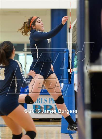 Thumbnail 2 in Girls Prep vs Pope John Paul II photogallery.