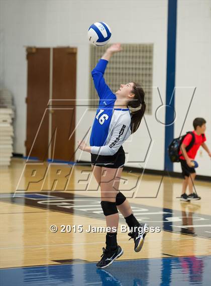 Thumbnail 1 in Girls Prep vs Pope John Paul II photogallery.