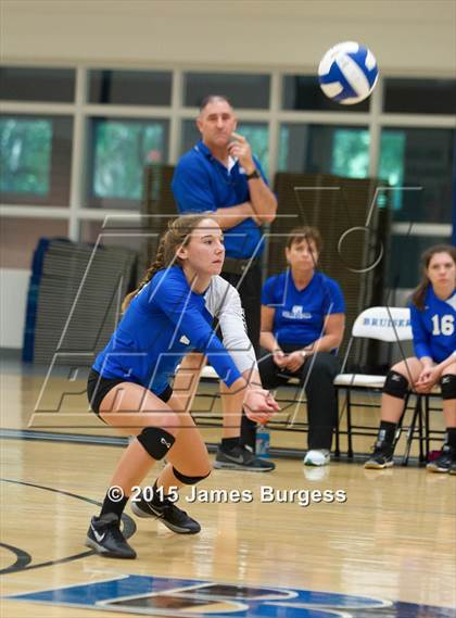 Thumbnail 3 in Girls Prep vs Pope John Paul II photogallery.