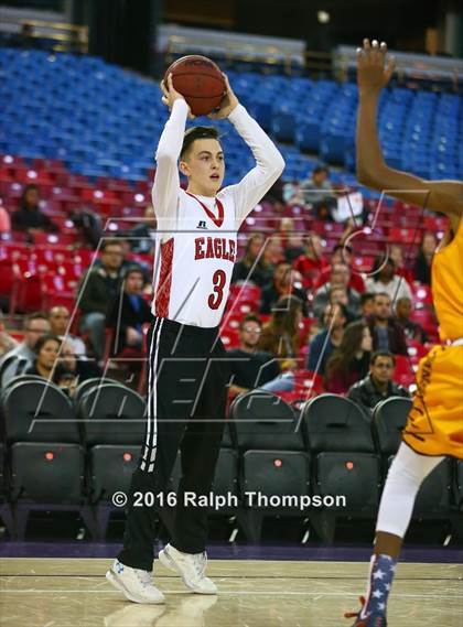 Thumbnail 3 in Stockton Christian vs. Aspire Langston Hughes Academy (@ Sleep Train Arena) photogallery.